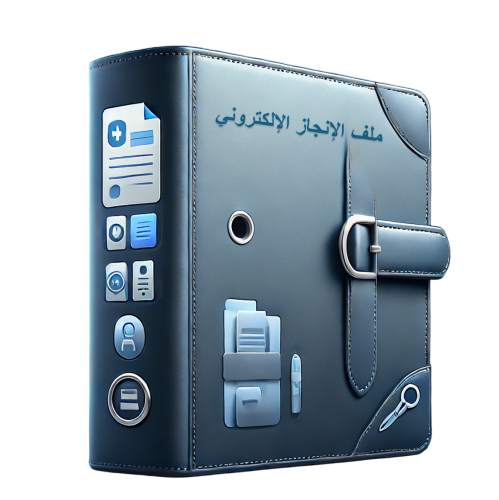 شعار ملف انجاز الكتروني - أداة لتوثيق الانجازات